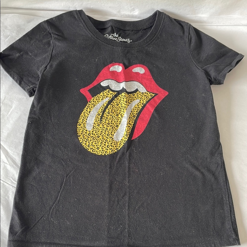 The Rolling Stones Black and Red Graphic‎ Short Sleeve Tee